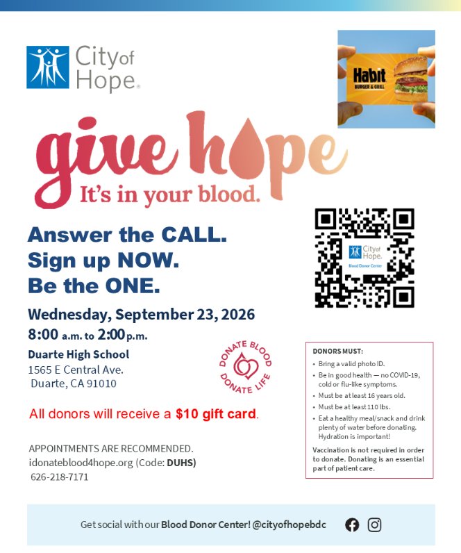Blood drive